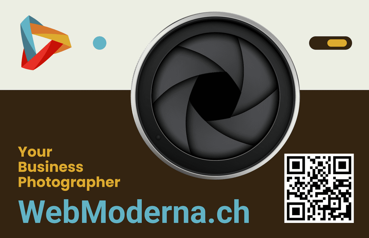 Photographer https://webmoderna.ch Carte de visite digitale