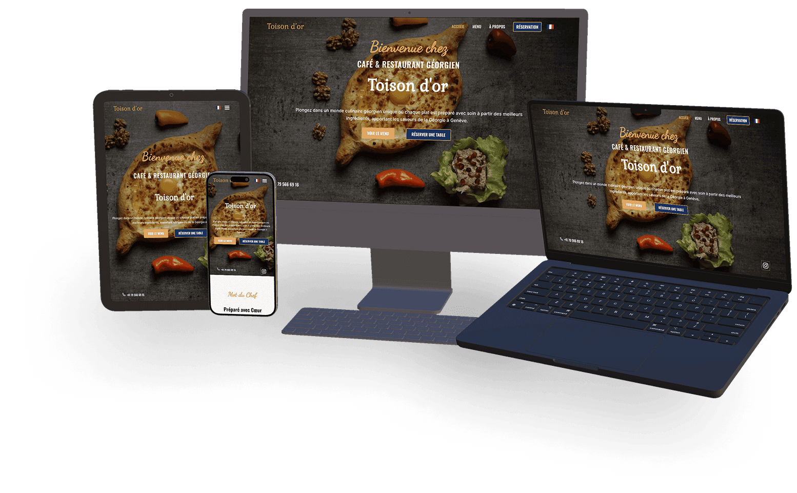 https://levanidze.com Levanidze hero responsive design 